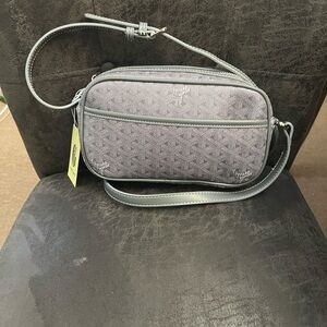 Goyard Gray Designer Crossbody Bag